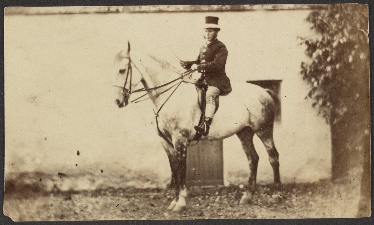 [Homme à cheval] - Unknown artist