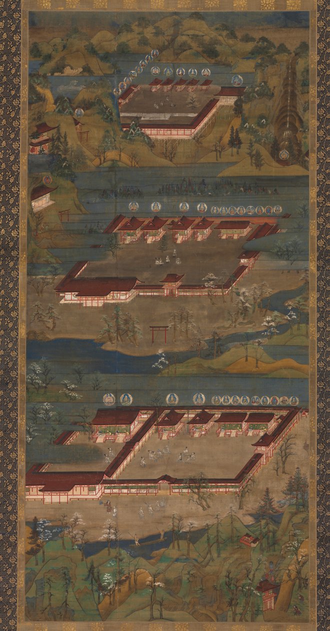 Mandala des trois sanctuaires de Kumano - Unknown artist