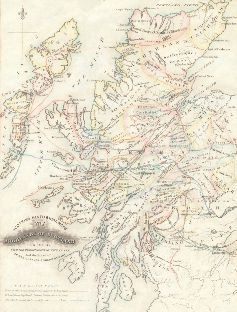 Carte des Highlands d