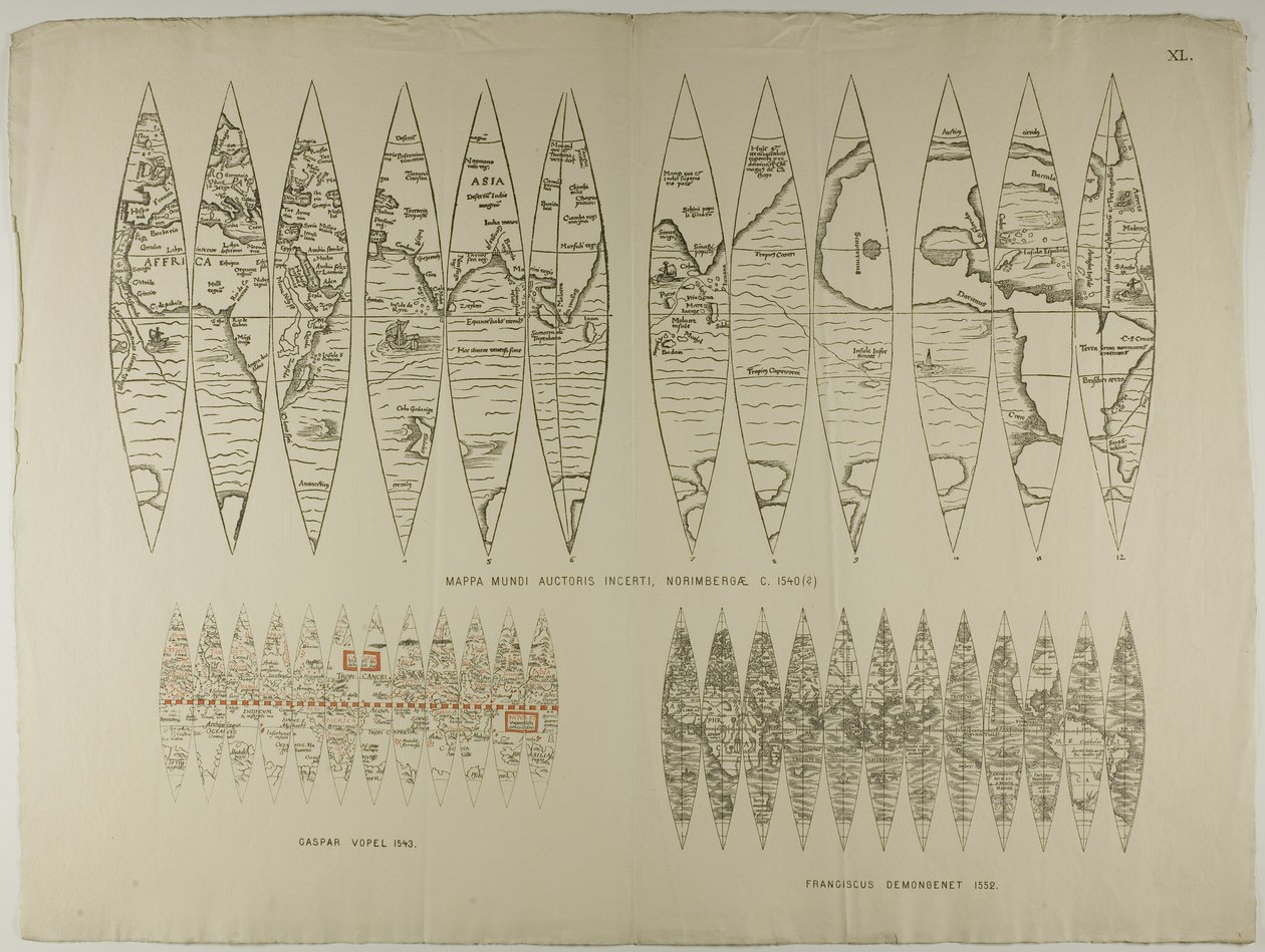 Cartes : Projections - Unknown artist