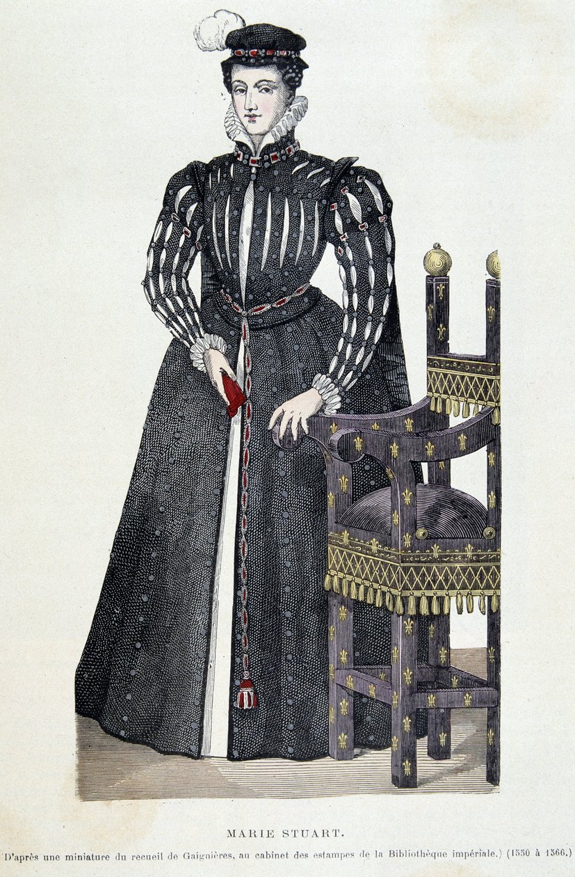 Marie Stuart - gravure - Unknown artist