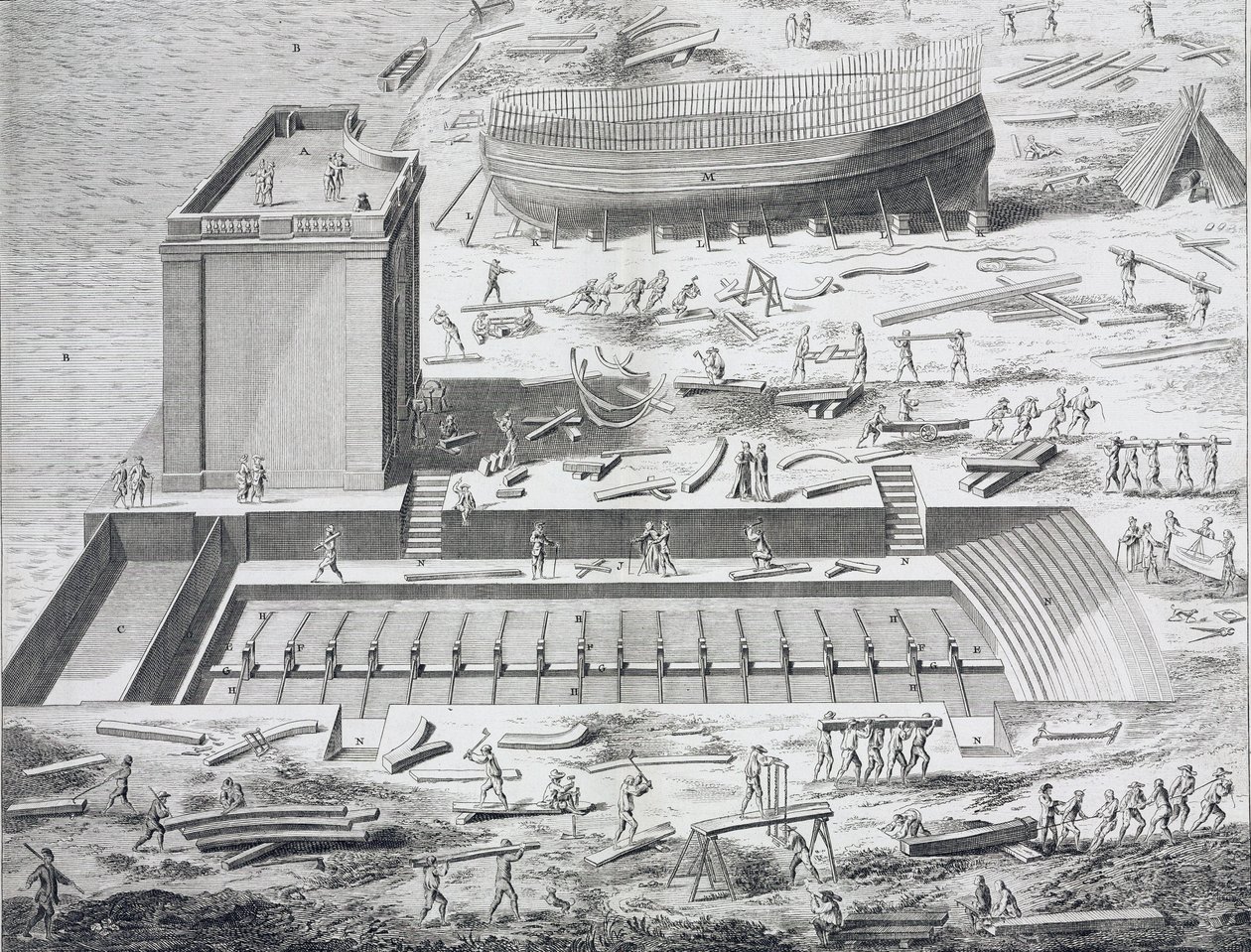 Chantier maritime dans L