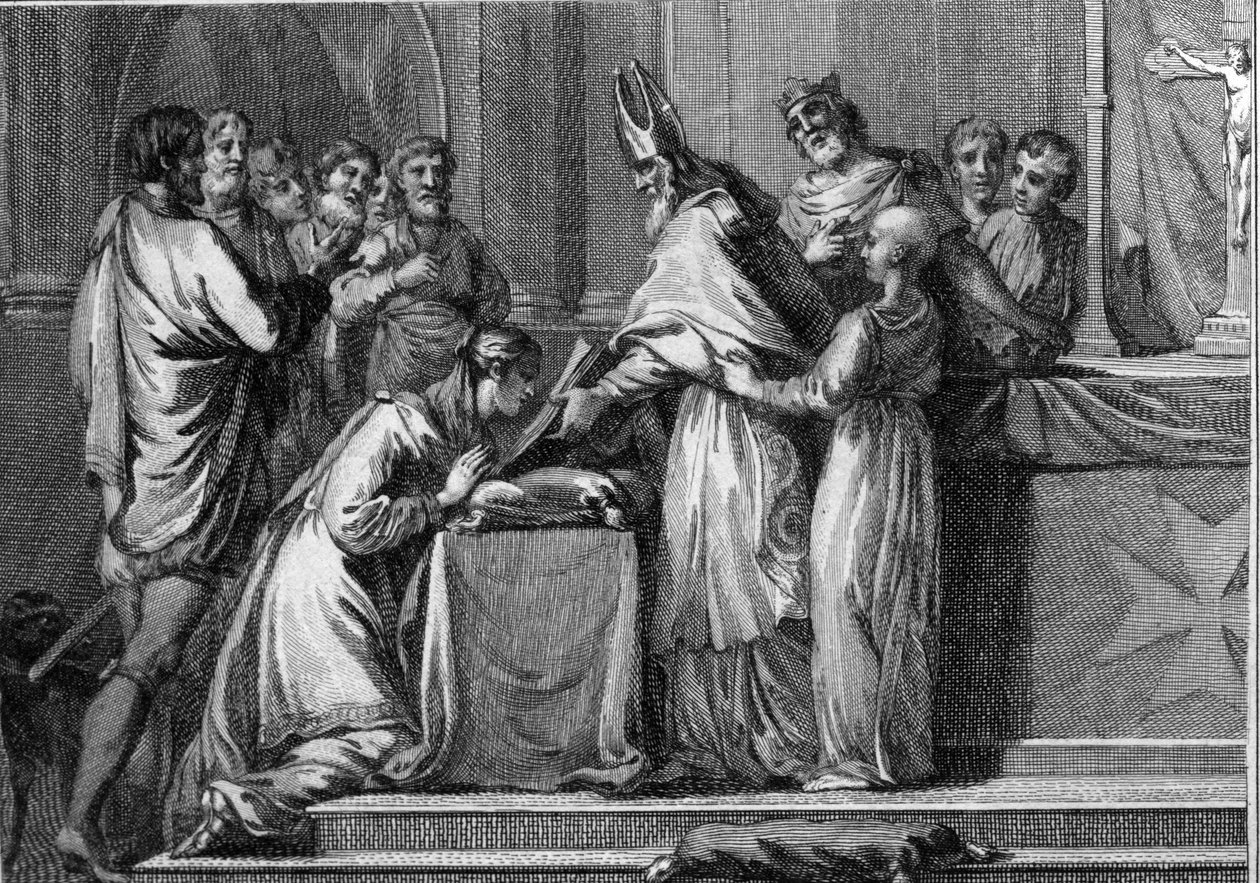 Mariage de Sigebert Ier (535-575), roi d