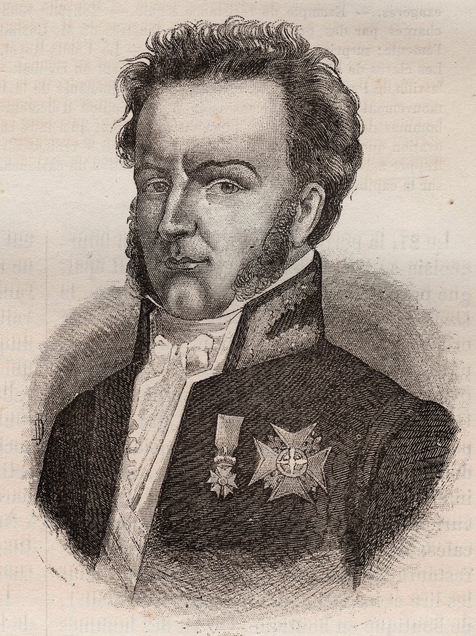 Martial de Guernon-Ranville, magistrat et politicien français - 1787-1866 - Unknown artist
