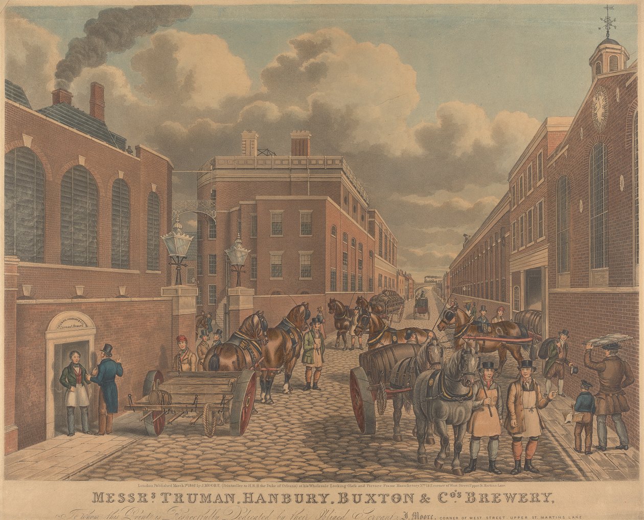 Brasserie de Messieurs Truman, Hanbury, Buxton & Co., Spitalfields - Unknown artist