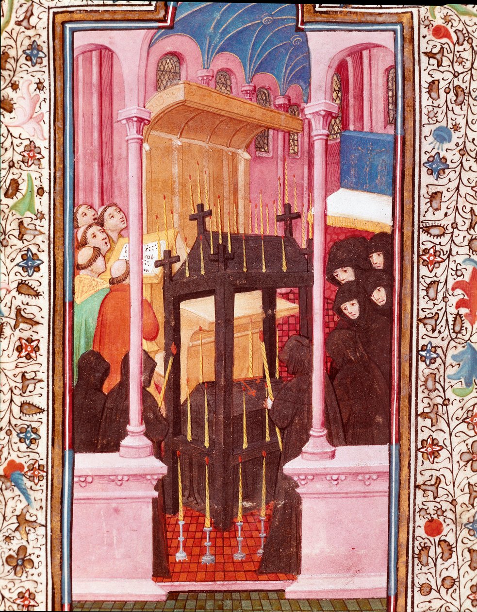Scène funéraire miniature des « Heures d