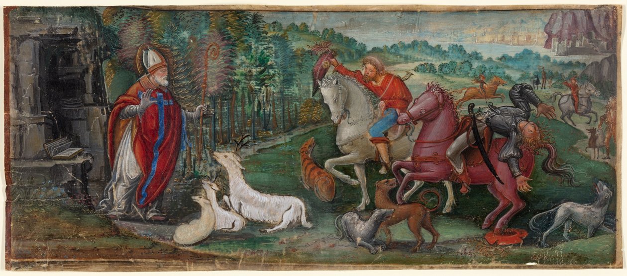 Miracle du cerf de Saint Bassiano, d