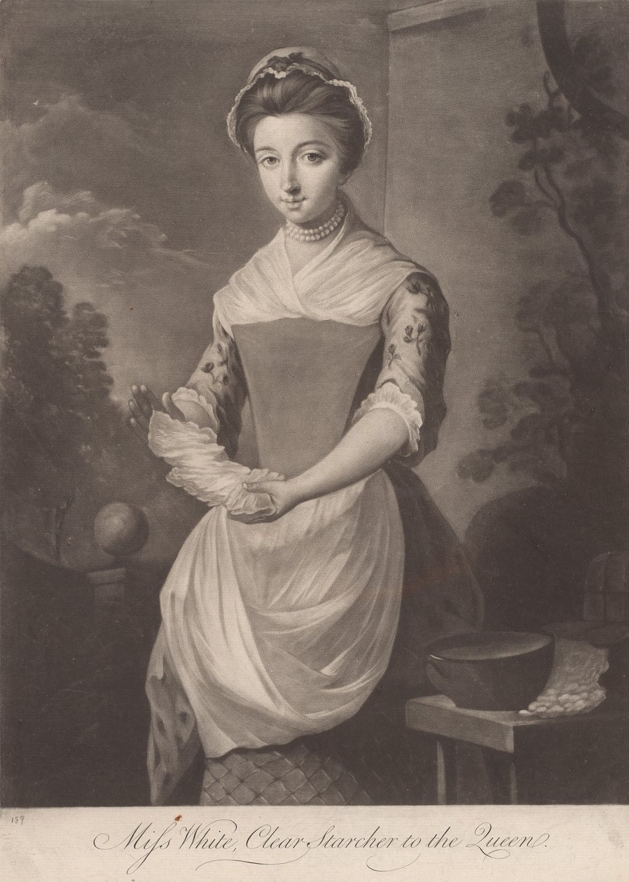 Mlle White, blanchisseuse de la reine - Unknown artist