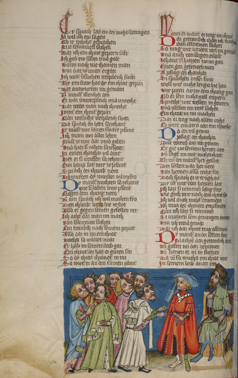 Néron demande à ses conseillers de préparer une potion qui le rendrait enceinte - Unknown artist