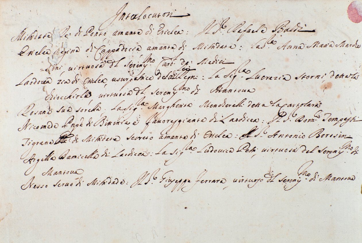Notes sur la mise en scène de l
