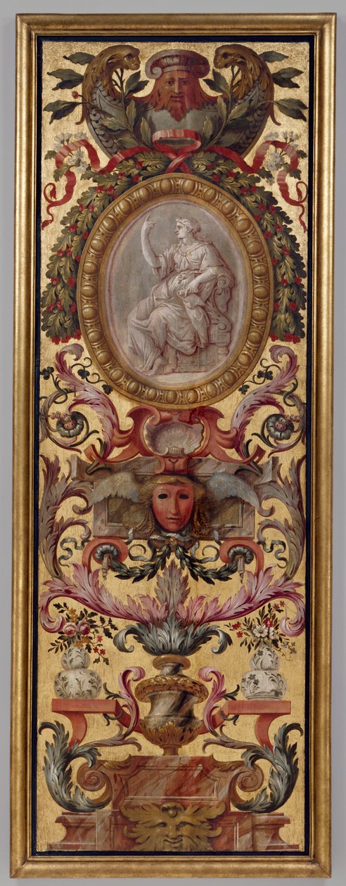 Un panneau peint - Unknown artist