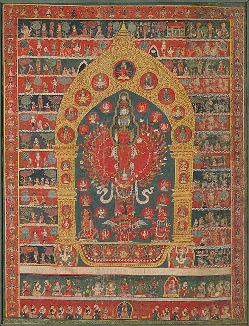 Bannière peinte (Thangka) de l