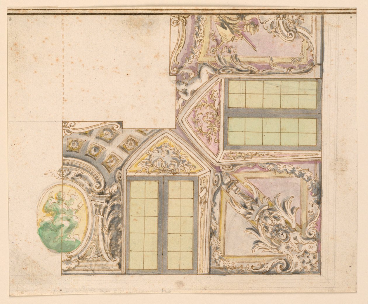 Plafond peint d