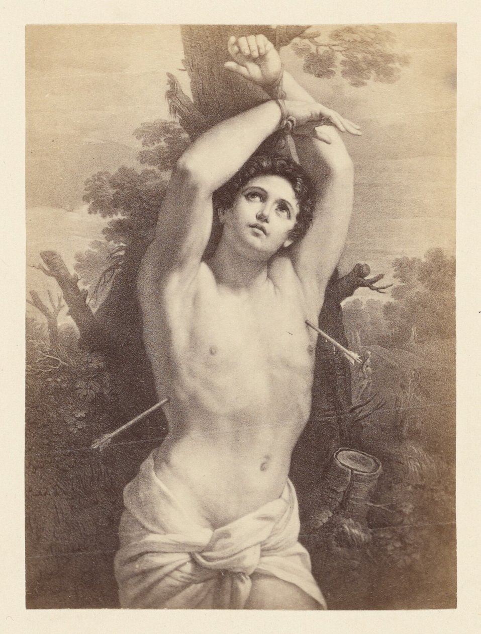 [Peinture représentant le martyre de saint Sébastien] - Unknown artist