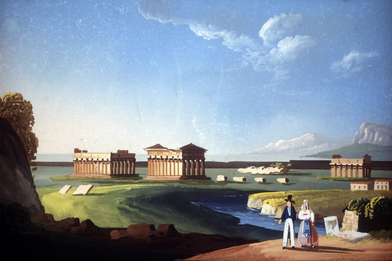 Temples de Paestum, Capaccio actuel - Unknown artist