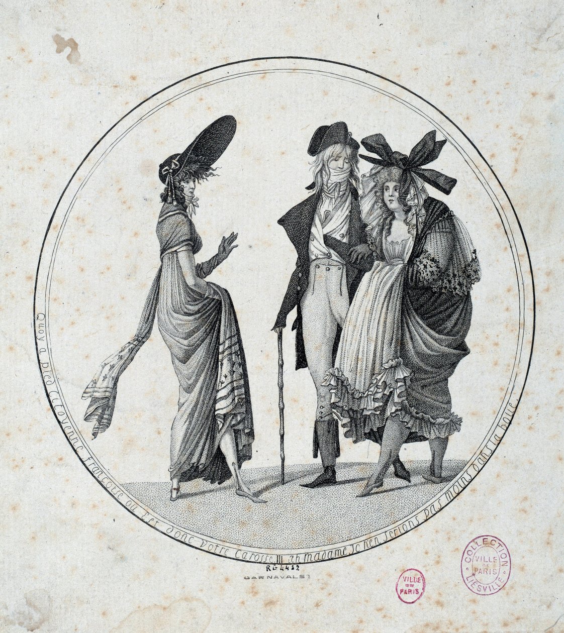 Mode parisienne : « Étonnant et merveilleux » - Unknown artist