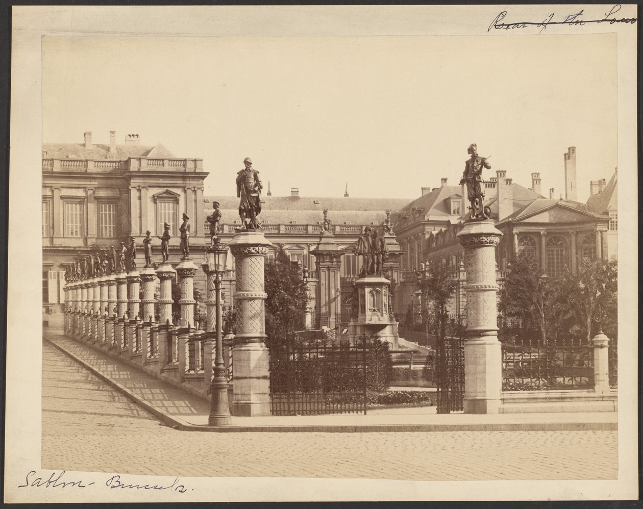 [Petit Sablon Square, Brussels] - Unknown artist
