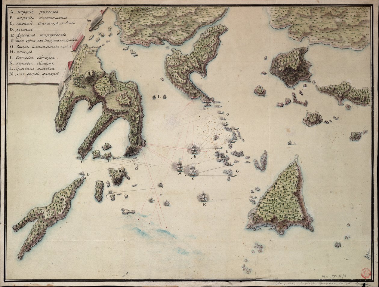 Plan de la prise de Barasound en Finlande - Unknown artist
