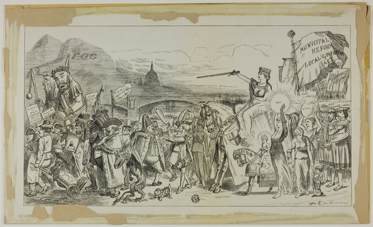 Caricature politique - Unknown artist