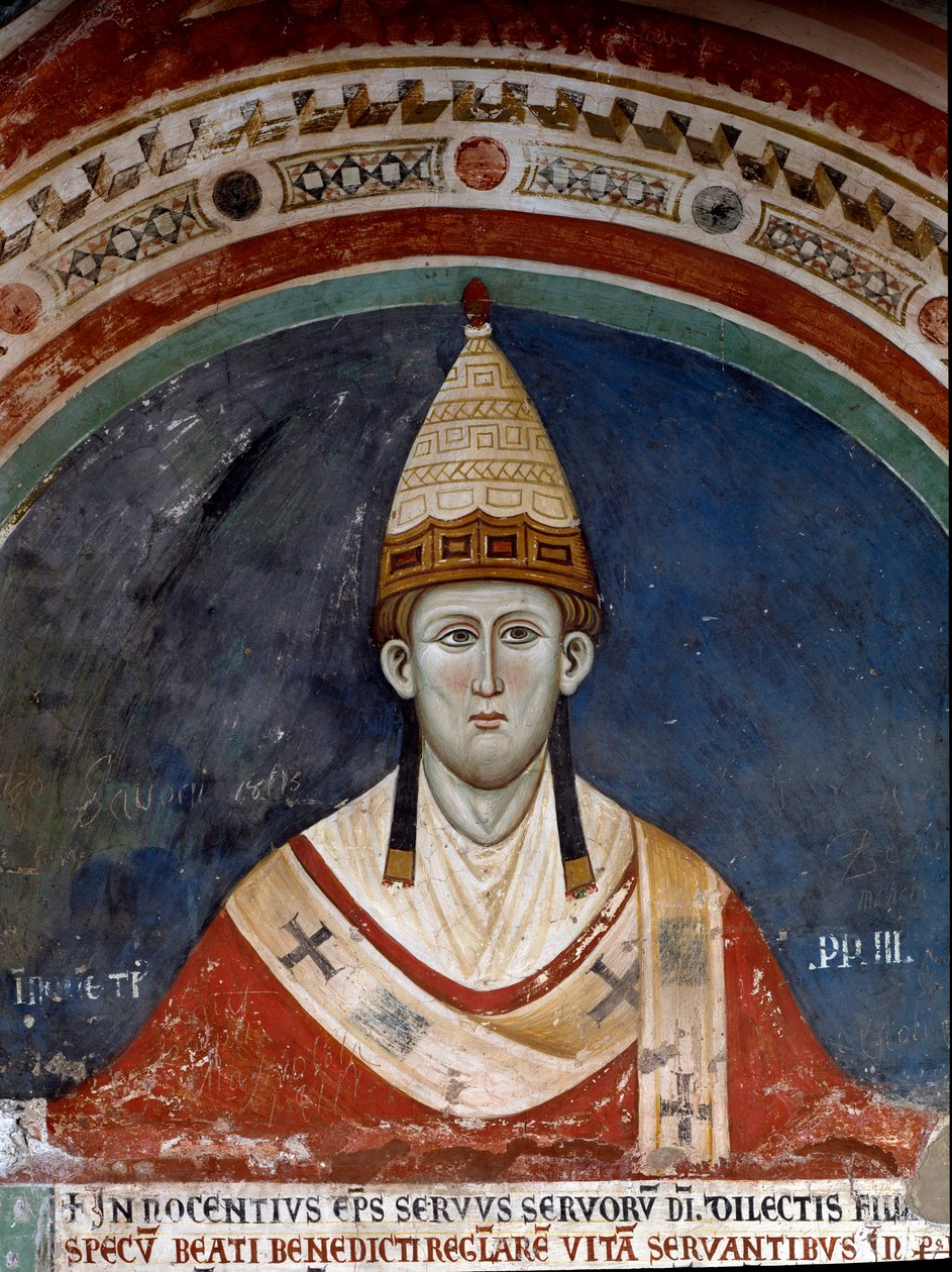 Pape Innocent III (détail) - Unknown artist