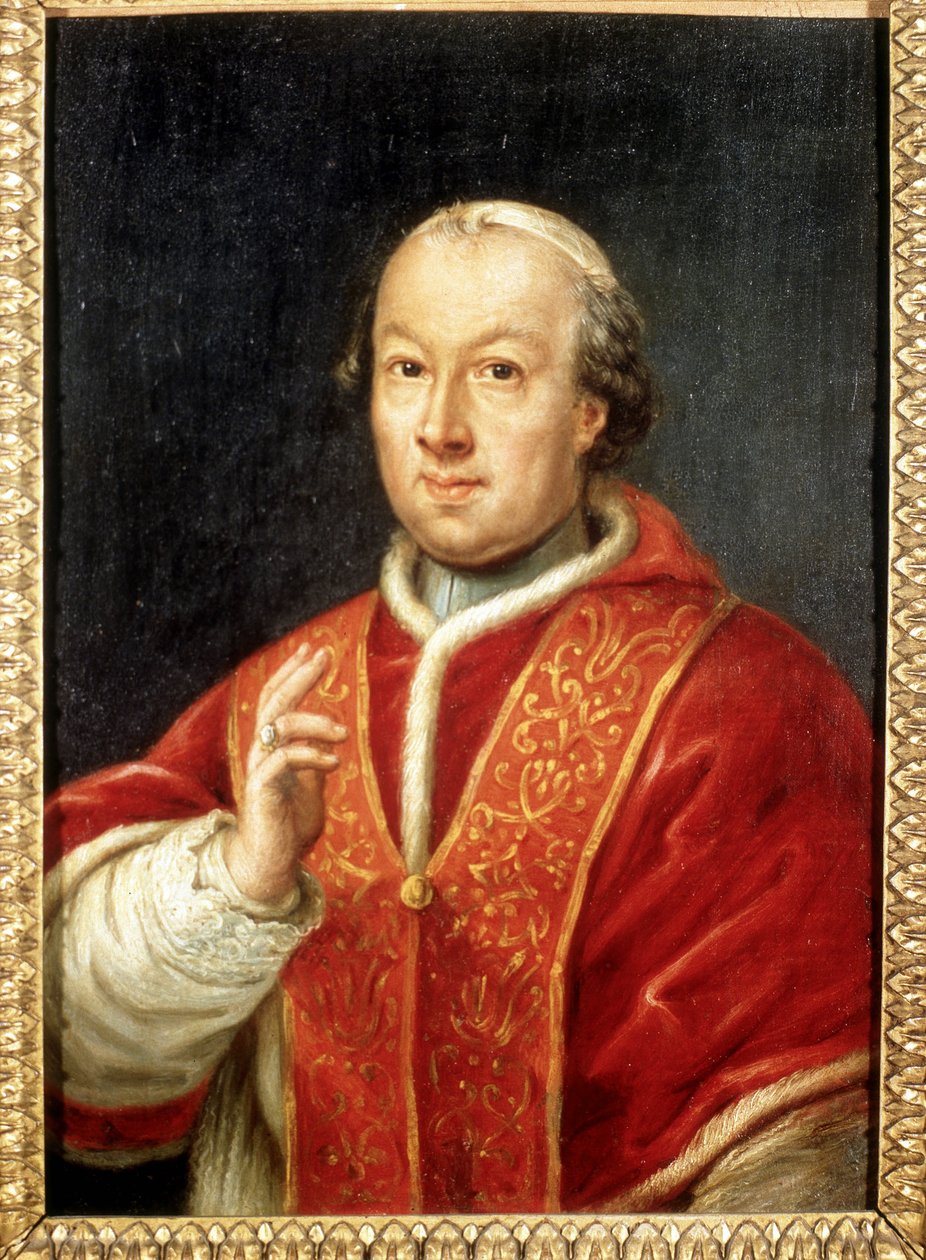 Pape Pie VI (1717-1799). Peinture anonyme. Rome, Musée du Risorgimento. - Unknown artist