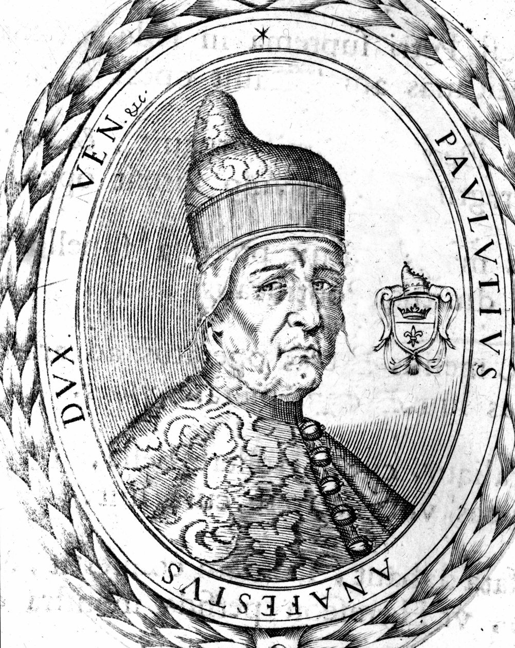 Portrait de Paoluccio Anafesto (697-717). Premier Doge de Venise - Unknown artist