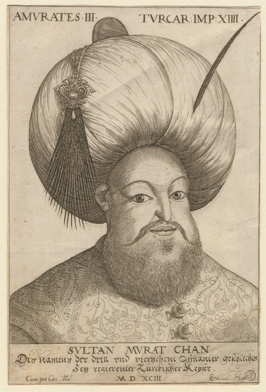 Portrait de Mourad III (1546-1595), sultan ottoman - Unknown artist