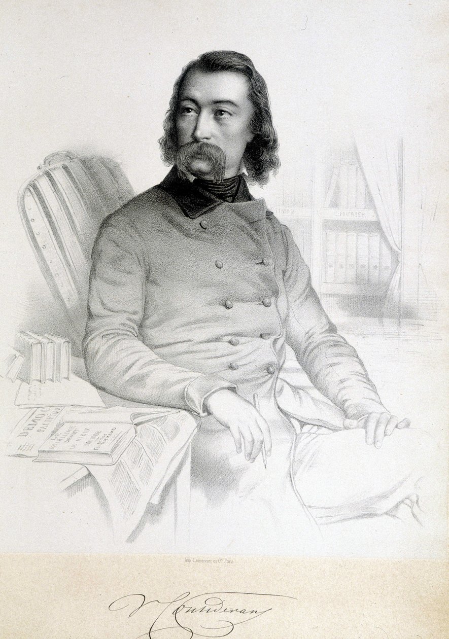 Portrait de Barthélemy Prosper Enfantin, dit le Père Enfantin (1796-1864), saint-simonien - Unknown artist