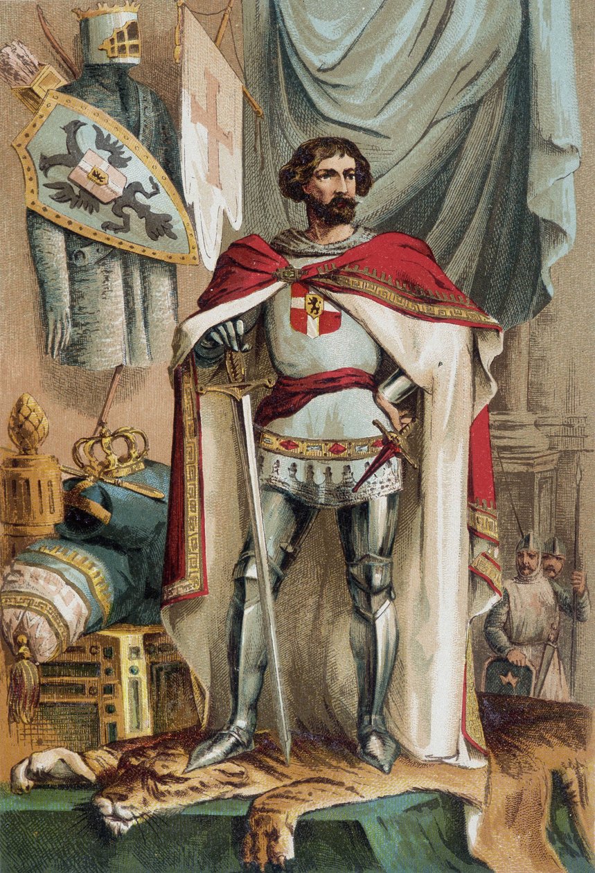 Portrait de Baudouin I, empereur latin de l