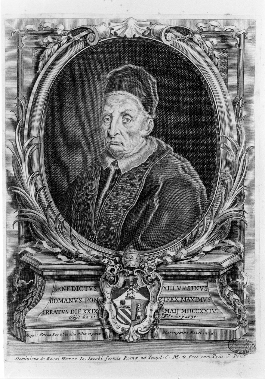 Portrait de Benoît XIII (1649 - 1730) - Unknown artist