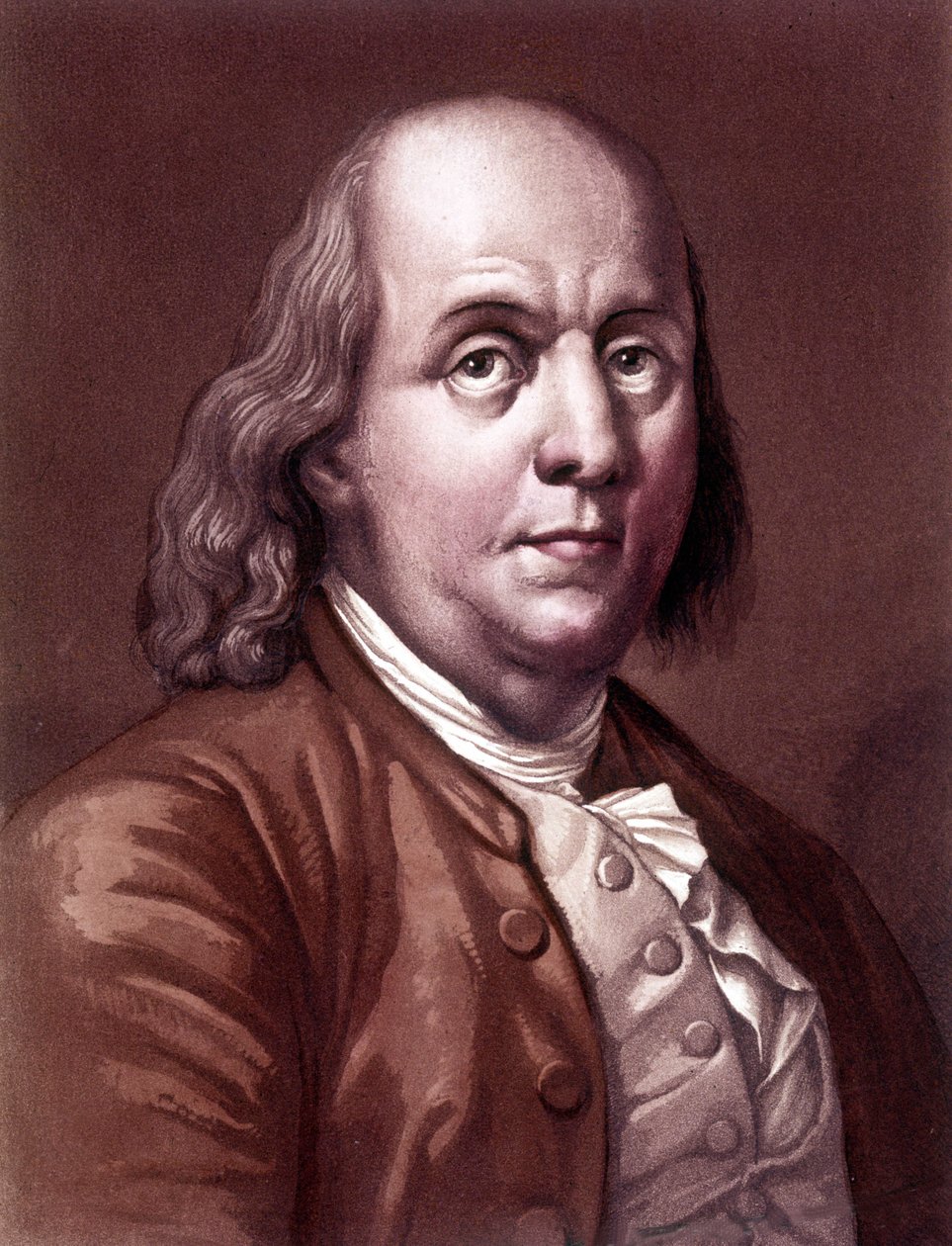 Portrait de Benjamin Franklin, philosophe, physicien et ambassadeur américain - Unknown artist