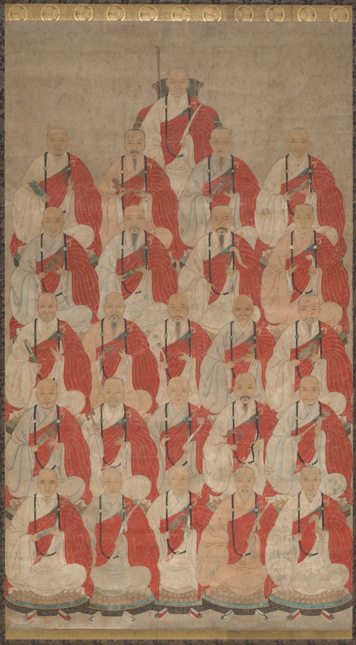 Portrait de moines bouddhistes de la secte Obaku - Unknown artist