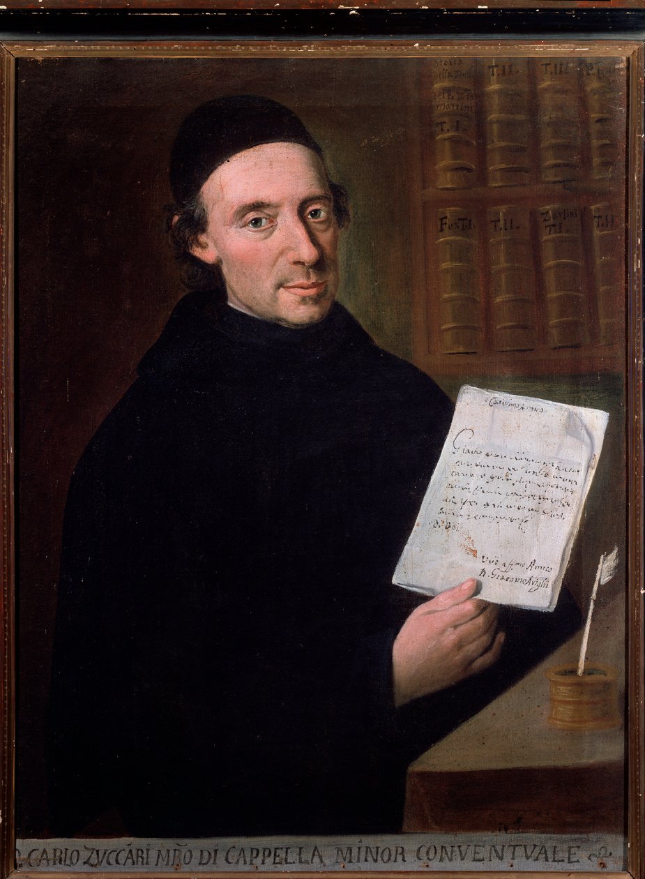 Portrait de Carlo Zuccari (1704-1792) compositeur et violoniste italien - Unknown artist