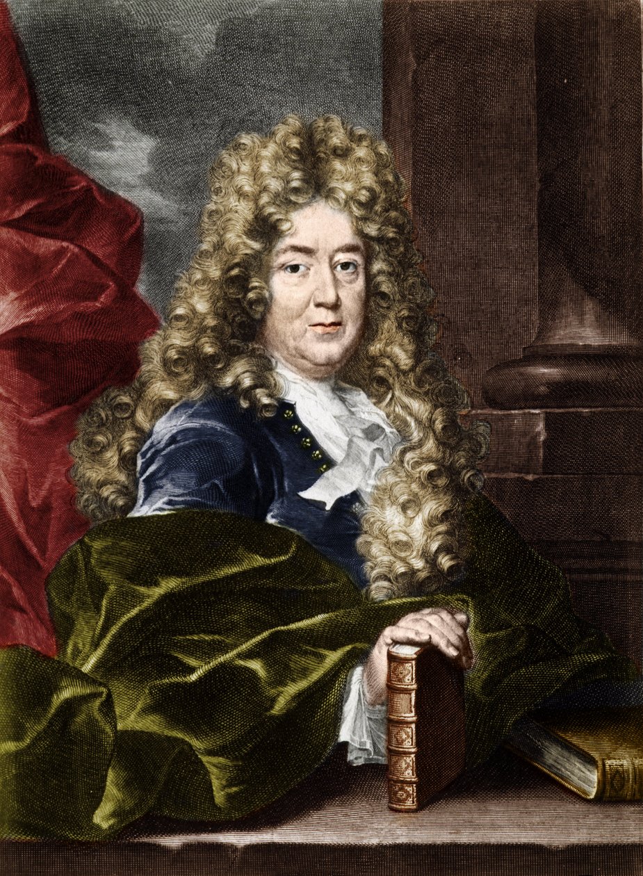Portrait de Charles Perrault (1628-1703) écrivain français - Unknown artist