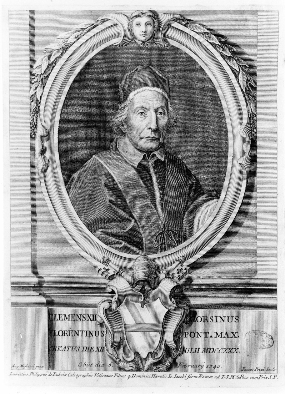 Portrait de Clément XII (1652 - 1740) - Unknown artist