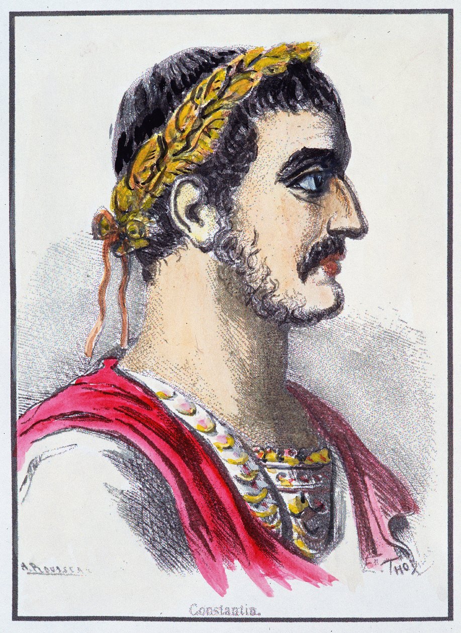 Portrait de Constantin, empereur romain - Unknown artist