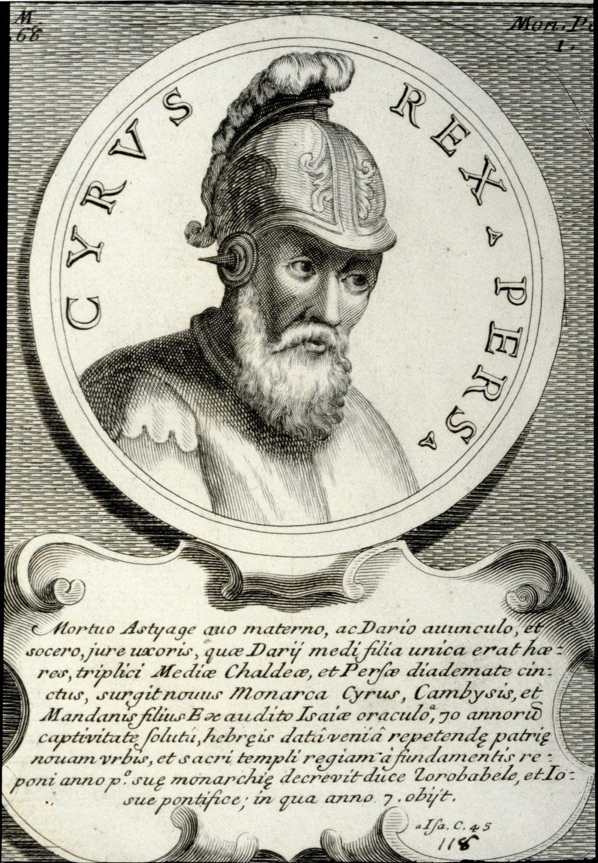 Portrait de Cyrus II dit Cyrus le Grand, fondateur de l