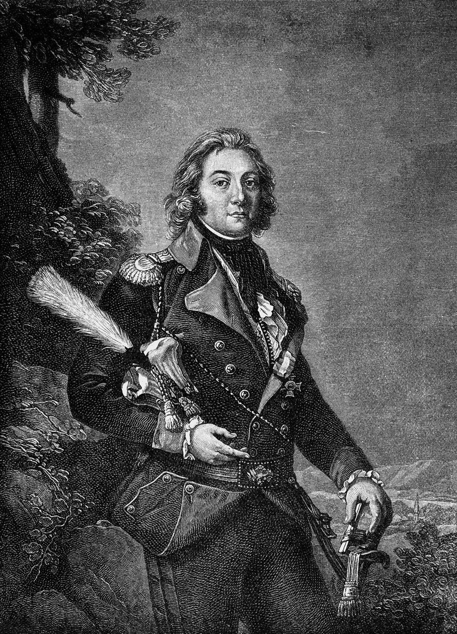 Portrait de Felix Schwarzenberg, Prince Zu (1800 - 1852), homme politique autrichien - Unknown artist