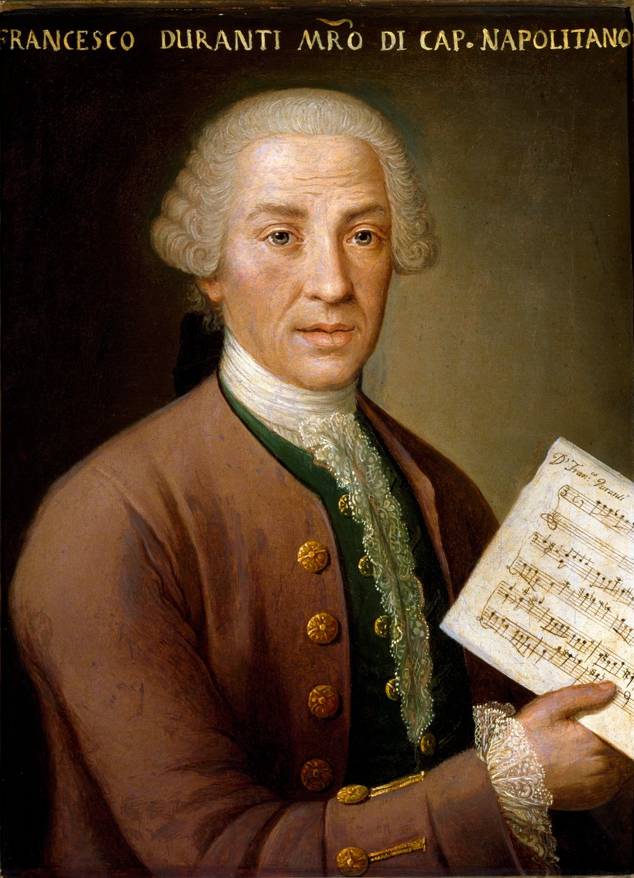 Portrait de Francesco Durante (1684-1755), organiste et maître de la chapelle napolitaine - Unknown artist