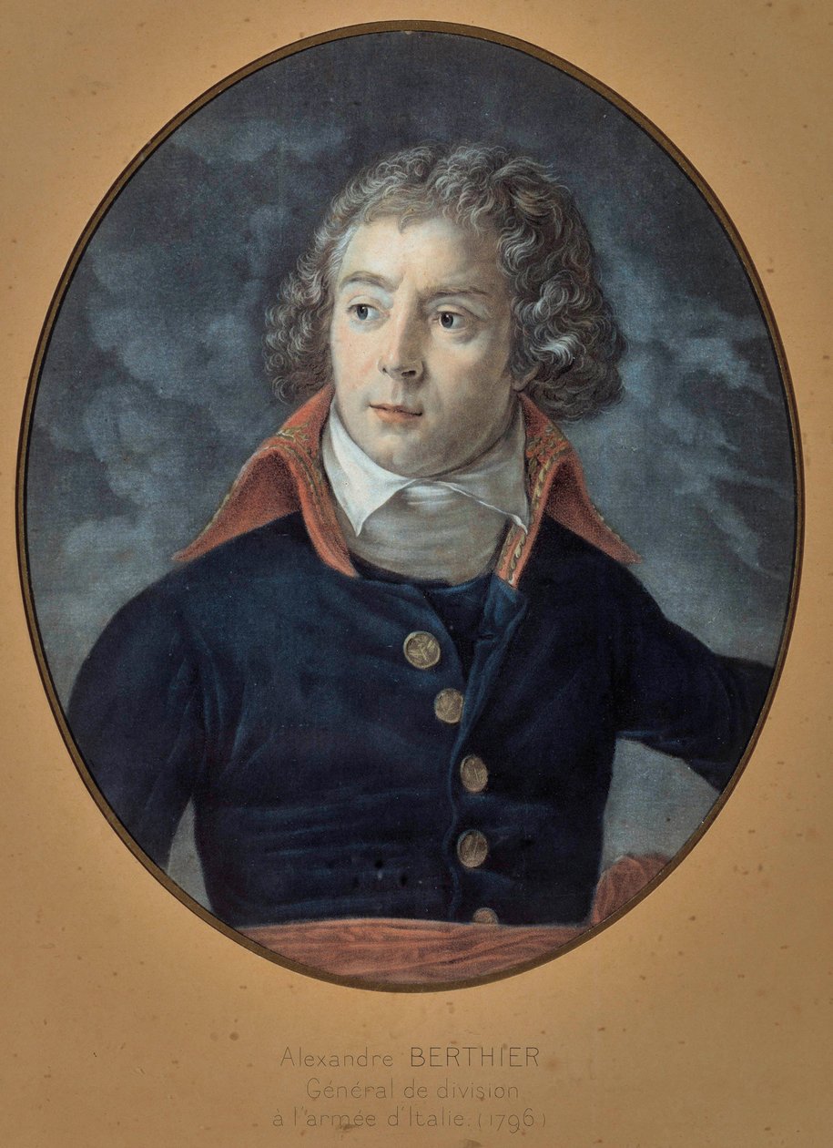 Portrait du général Louis Alexandre Berthier (1753-1815). Peinture anonyme - Unknown artist