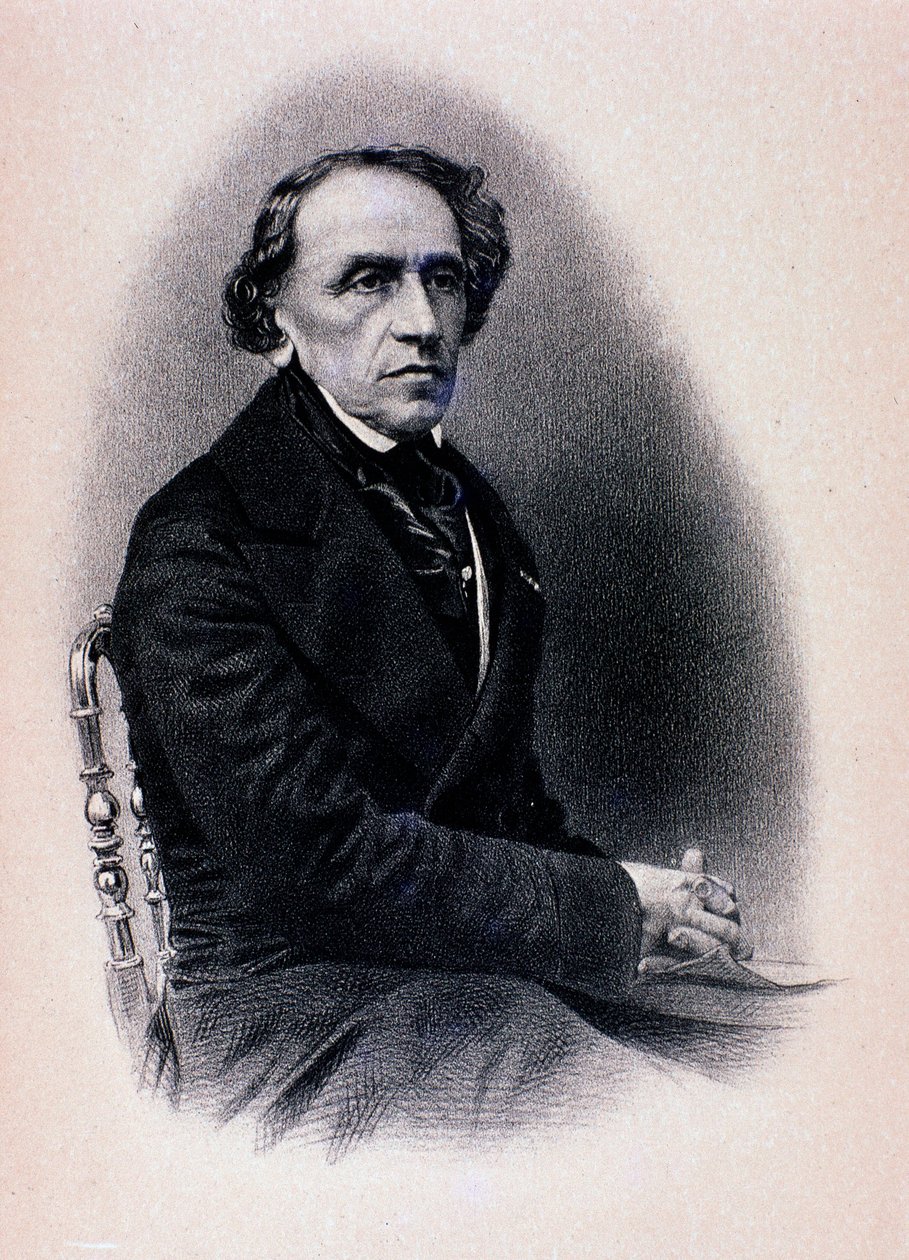 Portrait de Giacomo Meyerbeer (gravure) - Unknown artist