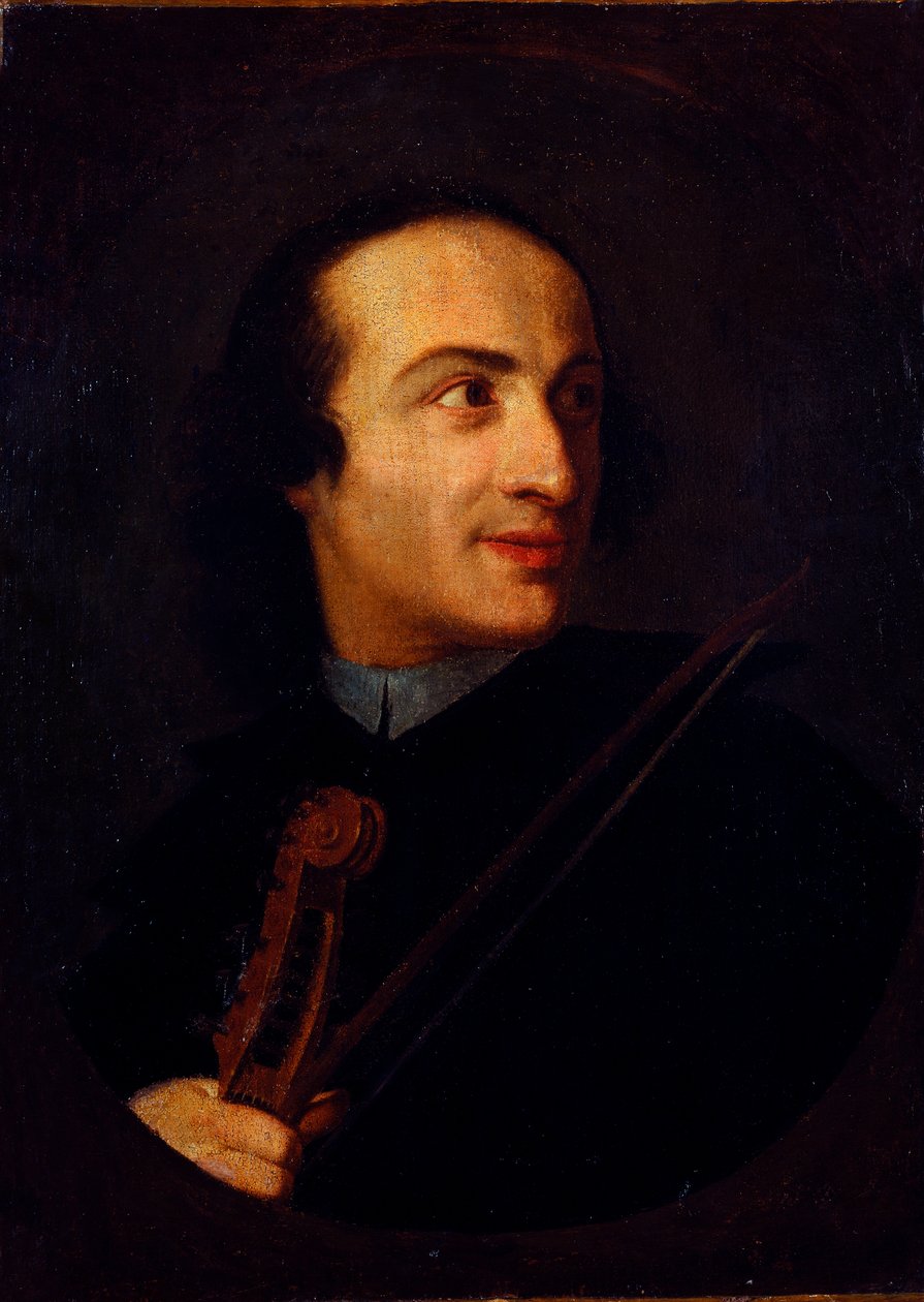 Portrait de Giuseppe Tartini (1692 - 1770), violoniste et compositeur italien Peinture anonyme. XVIIIe siècle Milan, musée du château - Unknown artist
