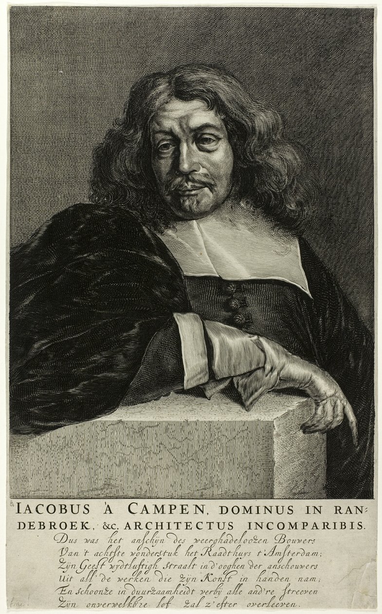Portrait de Jacob van Campen - Unknown artist