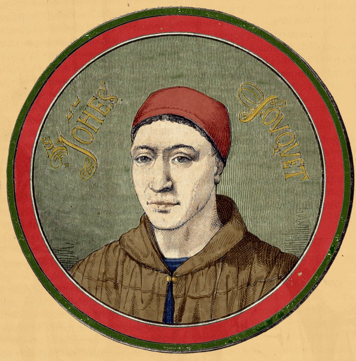 Portrait de Jean Fouquet (peintre de la première Renaissance française, vers 1420-1477). - Unknown artist
