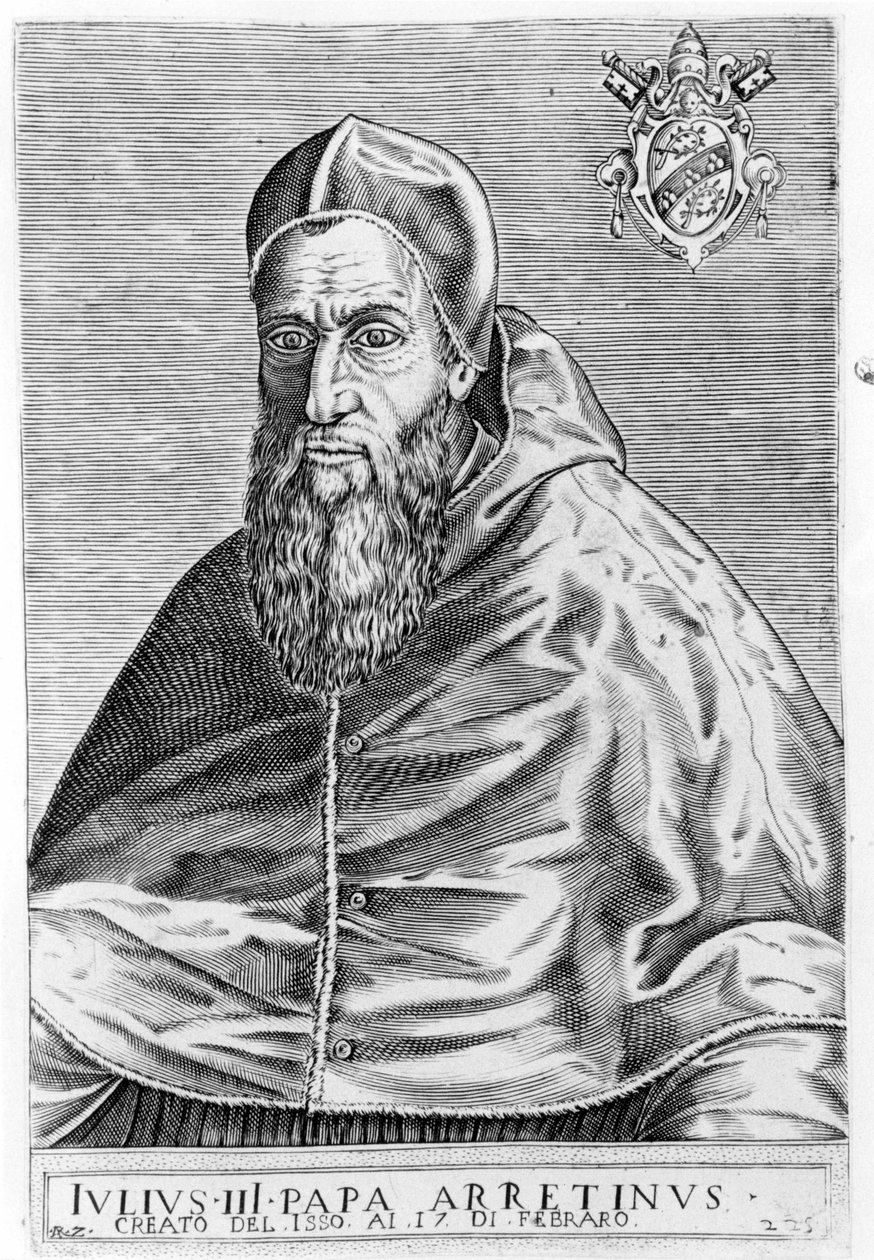 Portrait de Jules III (1487 - 1555) - Unknown artist