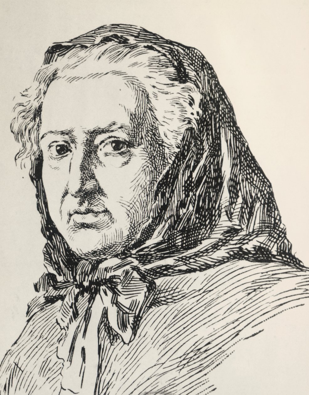 Portrait de Louise Ackermann - Unknown artist