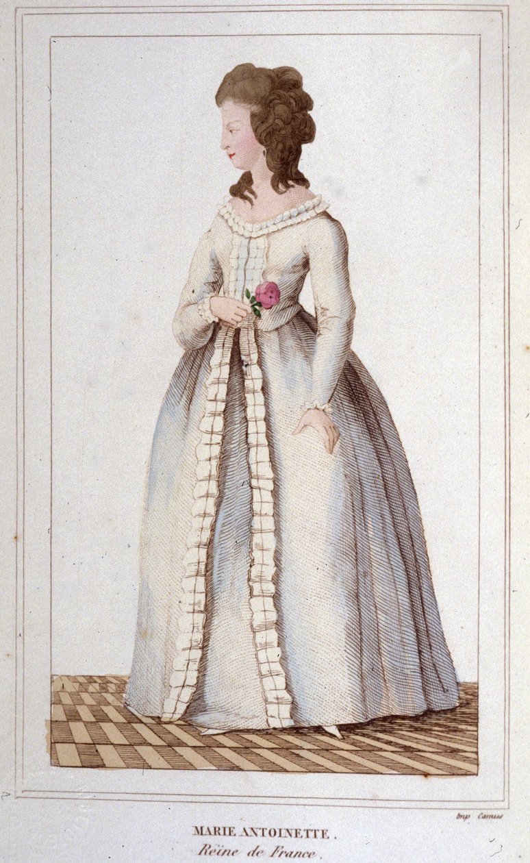 Portrait de Marie-Antoinette (1755-1793) Gravé en 1830 - Unknown artist