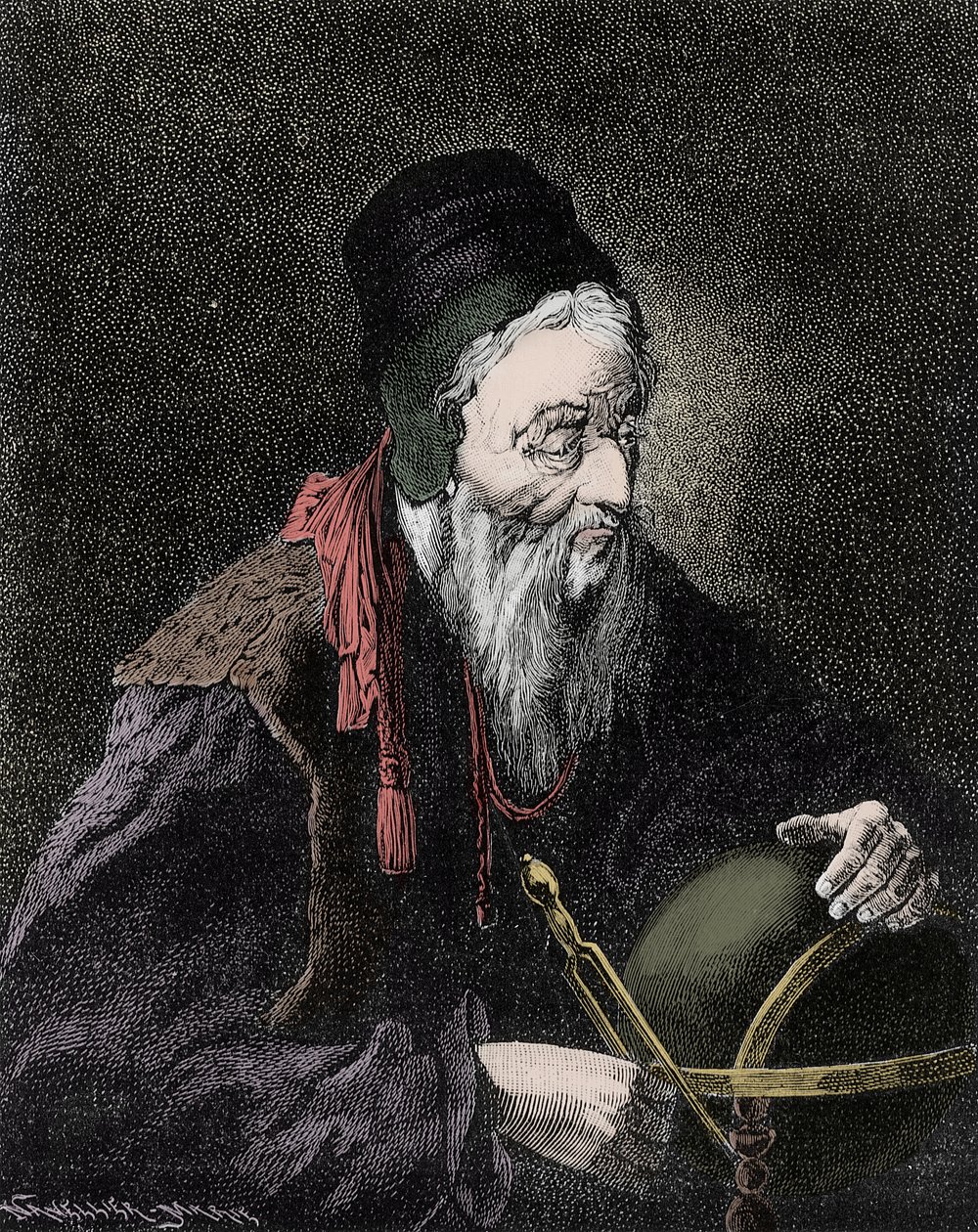 Portrait de Nostradamus (gravure) - Unknown artist