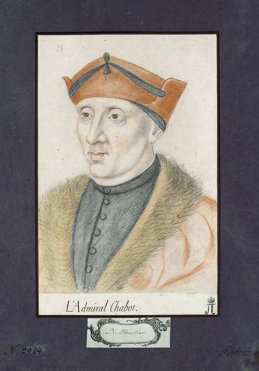 Portrait de Philippe de Chabot (1492-1543), amiral de France - Unknown artist