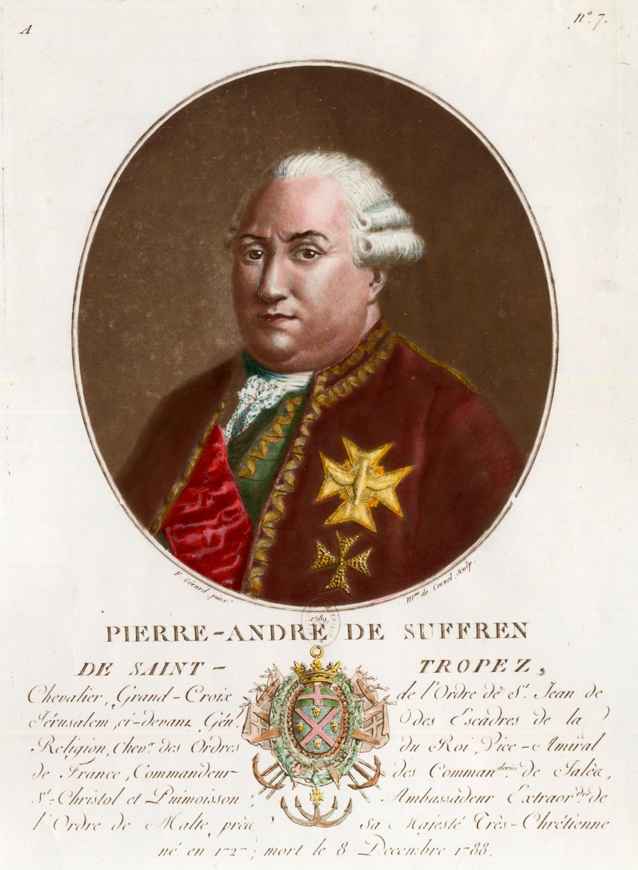 Portrait de Pierre André de Suffren de Saint Tropez - Unknown artist